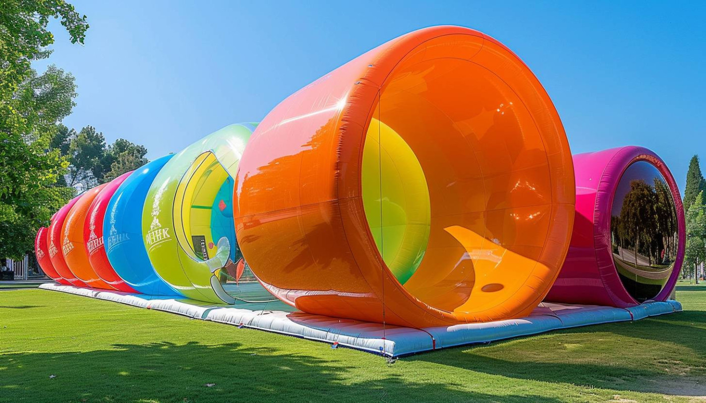 Comment choisir entre l'hélium et l'air pour vos structures gonflables publicitaires